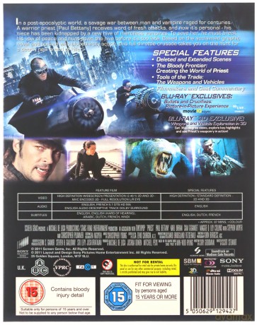 Priest (Ksiądz) [Blu-Ray 3D]+[Blu-Ray]