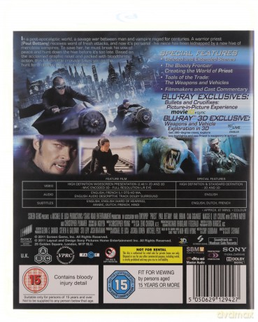 Priest (Ksiądz) [Blu-Ray 3D]+[Blu-Ray]