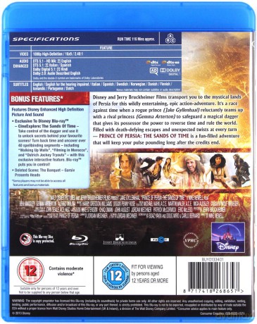 Prince Of Persia - The Sands Of Time (Książę Persji: Piaski czasu) [Blu-Ray]