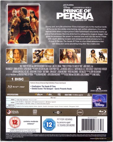 Prince Of Persia - The Sands Of Time (Książę Persji: Piaski czasu) [Blu-Ray]
