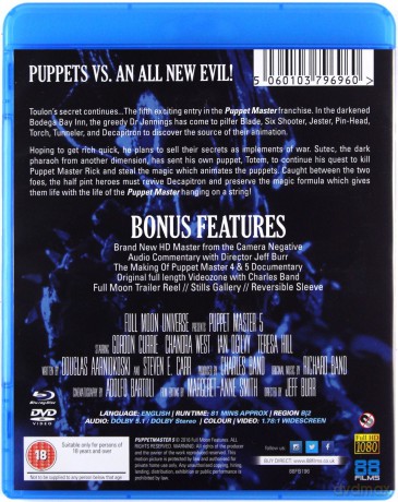 Puppet Master 5 - The Final Chapter [Blu-Ray]+[DVD]