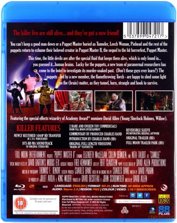 Puppet Master II - His Unholy Creation [Blu-Ray]