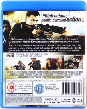 Red Dawn (Czerwony świt) [Blu-Ray]