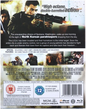 Red Dawn (Czerwony świt) [Blu-Ray]