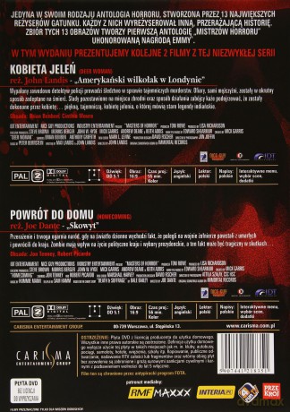 Mistrzowie horroru 6: Kobieta jeleń / Powrót do domu [DVD]