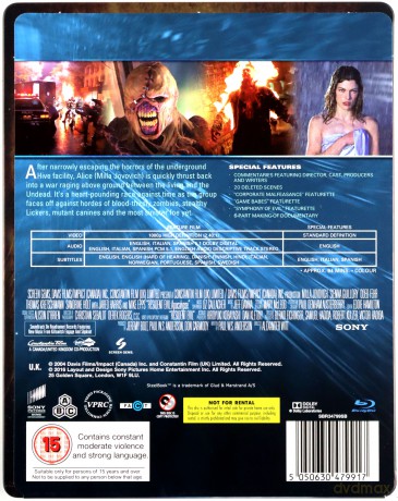 Resident Evil - Apocalypse (steelbook) [Blu-Ray]