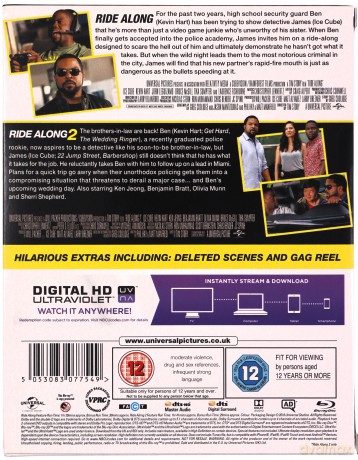 Ride Along / Ride Along 2 (Prawdziwa jazda 1-2) [Blu-Ray]