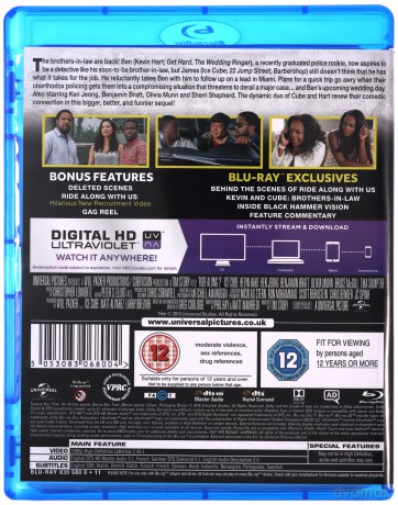 Ride Along / Ride Along 2 (Prawdziwa jazda 1-2) [Blu-Ray]