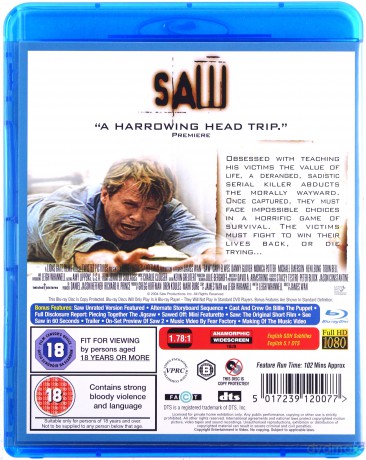 Saw (Special Edition) (Piła) [Blu-Ray]