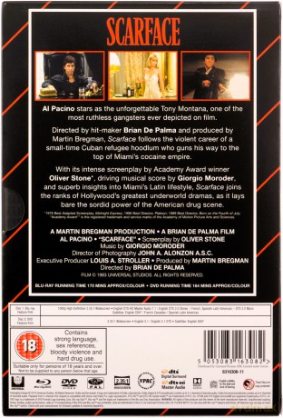 Scarface (Limited edition - VHS Collection) (Człowiek z blizną) [Blu-Ray]