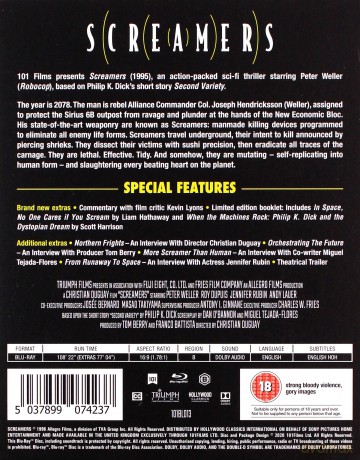 Screamers (Limited edition) (Tajemnica Syriusza) [Blu-Ray]