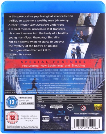 Self/Less (Klucz do wieczności) [Blu-Ray]