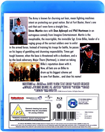 Sergeant Bilko (Sierżant Bilko) [Blu-Ray]