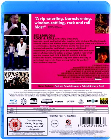 Sex And Drugs And Rock And Roll [Blu-Ray]