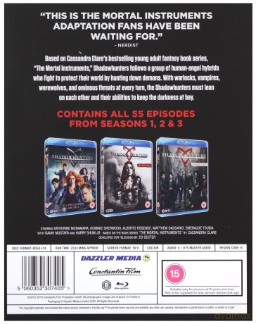 Shadowhunters: Season 1-3 [12xBlu-Ray]