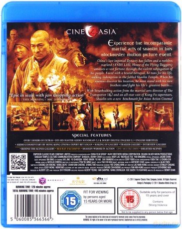 Shaolin (Ultimate Edition) [Blu-Ray]