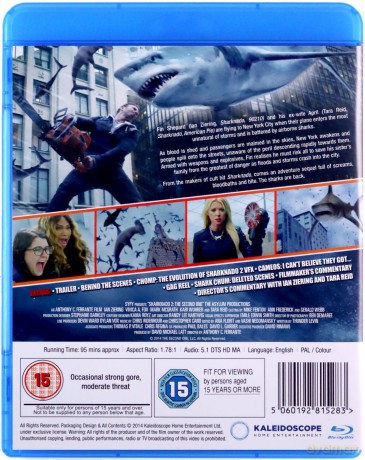 Sharknado 2 - The Second One - The Extended Cut (Rekinado 2: Drugie ugryzienie) [Blu-Ray]