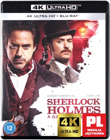 Sherlock Holmes: Gra cieni [Blu-Ray 4K]+[Blu-Ray]