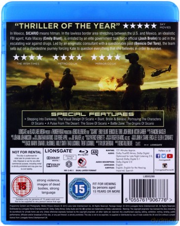 Sicario (Sicario) [Blu-Ray]