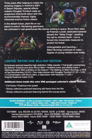 Silent Running (Limited edition - VHS Collection) (Niemy wyścig) [Blu-Ray]