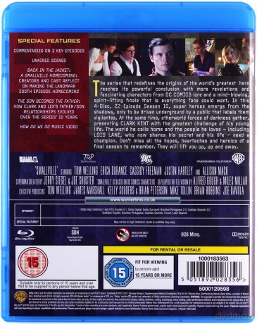 Smallville: Season 10 (Tajemnice Smallville: Sezon 10) [4xBlu-Ray]