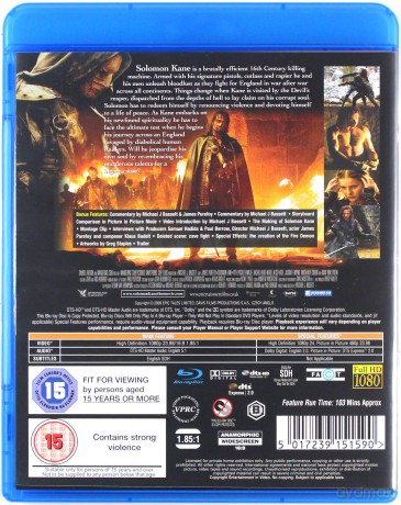 Solomon Kane (Solomon Kane: Pogromca zła) [Blu-Ray]