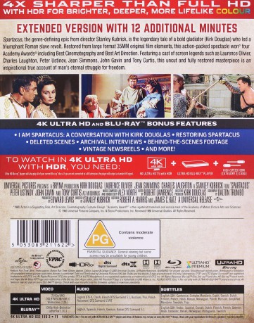 Spartakus [Blu-Ray 4K]+[Blu-Ray]