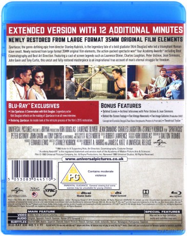 Spartacus (Spartakus) [Blu-Ray]