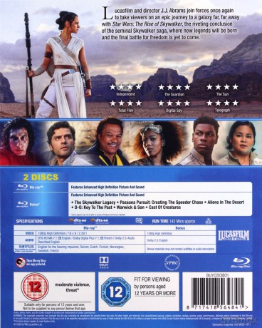 Star Wars - The Rise Of Skywalker (Limited edition) (Gwiezdne wojny: Skywalker - odrodzenie) [Blu-Ray]
