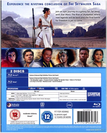 Star Wars - The Rise Of Skywalker (Limited edition) (Gwiezdne wojny: Skywalker - odrodzenie (Edycja limitowana)) [Blu-Ray]