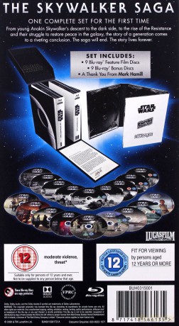 Star Wars - The Skywalker Saga Complete Collection (Gwiezdne wojny: Skywalker (Kompletna kolekcja)) [18xBlu-Ray]