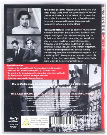 Story Of A Love Affair (Kronika pewnej miłości) [Blu-Ray]