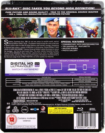 Street Fighter (steelbook) (Uliczny wojownik) [Blu-Ray]