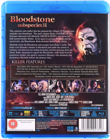Subspecies II - Bloodstone [Blu-Ray]