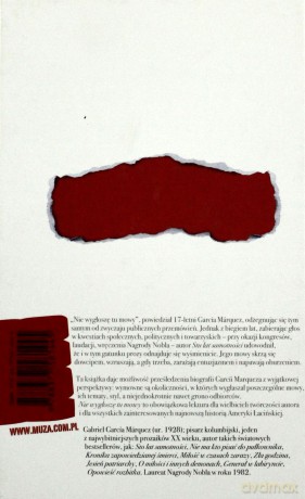 Nie wygłoszę tu mowy - Gabriel Garcia Marquez [KSIĄŻKA]