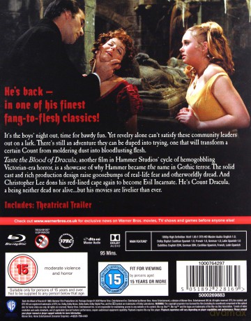 Taste The Blood Of Dracula (Skosztuj krwi Draculi) [Blu-Ray]