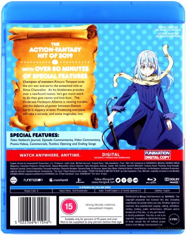 That Time I Got Reincarnated as a Slime: Season One Part Two [2xBlu-Ray]