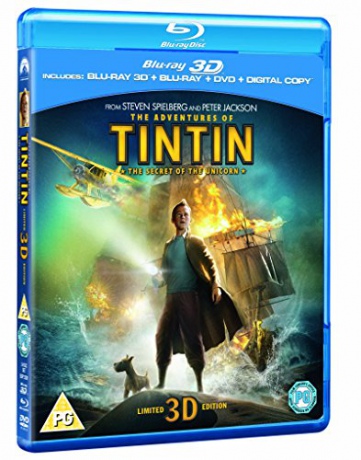 The Adventures Of Tintin - The Secret Of The Unicorn (Przygody Tintina) [Blu-Ray 3D]+[Blu-Ray]+[DVD]