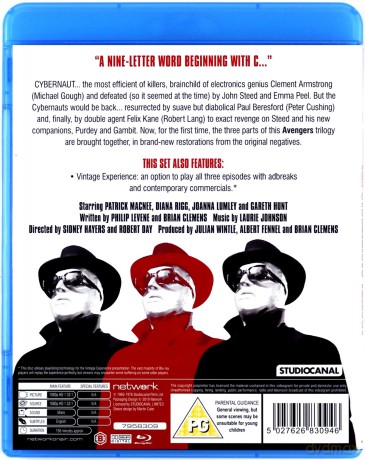 The Avengers - The Cybernauts Trilogy [Blu-Ray]