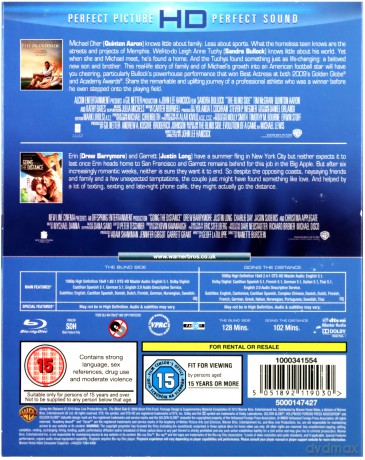The Blind Side / Going The Distance (Wielki Mike / Stosunki międzymiastowe) [2xBlu-Ray]