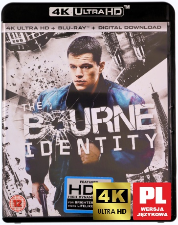 Tożsamość Bourne'a [Blu-Ray 4K]+[Blu-Ray]