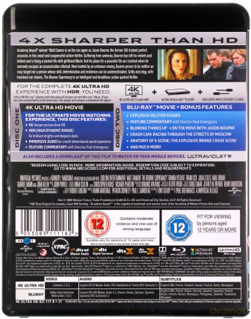 Krucjata Bourne'a [Blu-Ray 4K]+[Blu-Ray]