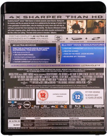Ultimatum Bourne'a [Blu-Ray 4K]+[Blu-Ray]