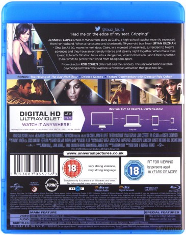 The Boy Next Door (Chłopak z sąsiedztwa) [Blu-Ray]