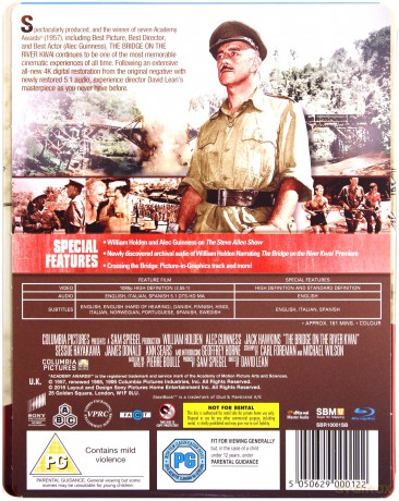 The Bridge On The River Kwai (steelbook) (Most na rzece Kwai) [Blu-Ray]