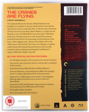 The Cranes Are Flying - Criterion Collection (Lecą żurawie) [Blu-Ray]