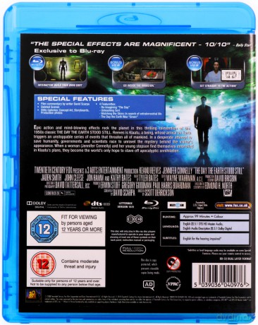The Day The Earth Stood Still (Dzień, w którym zatrzymała się Ziemia) [Blu-Ray]