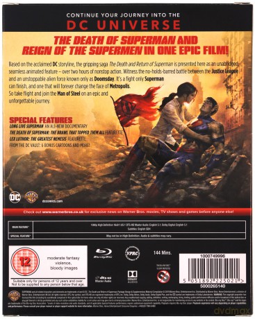 The Death and Return of Superman (Limited edition) [Blu-Ray]
