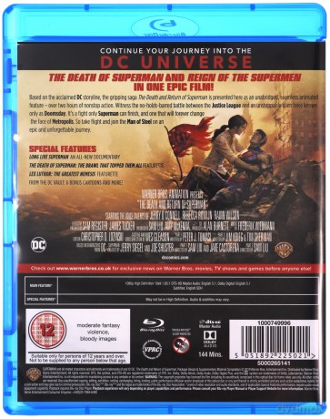 The Death and Return of Superman (Limited edition) [Blu-Ray]