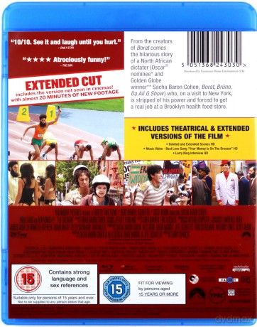 The Dictator (Extended Cut) (Dyktator) [Blu-Ray]
